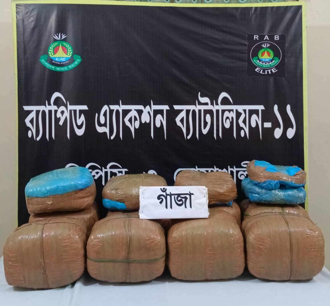 লক্ষ্মীপুরে ৫০ কেজি গাঁজাসহ দুই মাদক ব্যবসায়ী গ্রেফতার