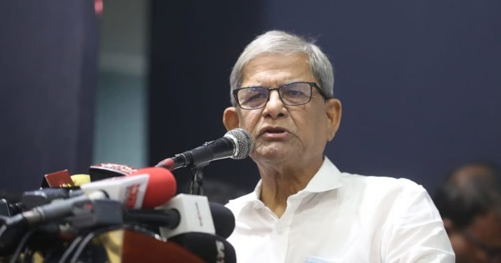আগস্টে নতুন রাষ্ট্রপতি নির্বাচন, মির্জা ফখরুল আলোচনায়
