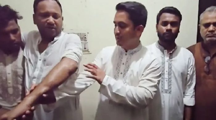 হবিগঞ্জে হামলার বিচার দাবি এনসিপির নেতার, অবস্থান অব্যাহত রাখার ঘোষণা