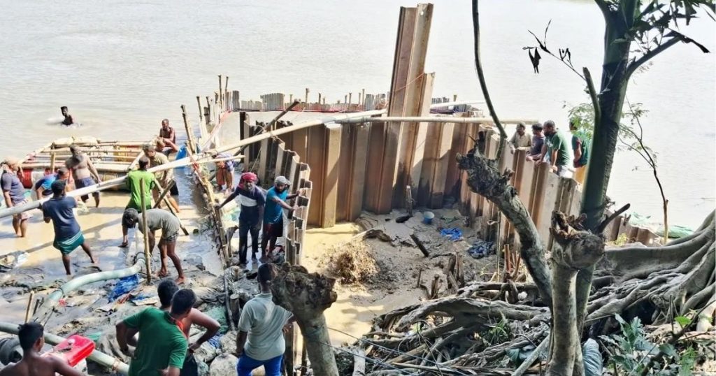 কিশোরগঞ্জে পাইপ লিকেজে ৪৫ দিন ধরে গ্যাস অপচয়, স্থানীয়দের উদ্বেগ