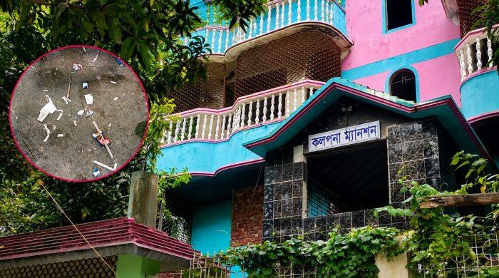 সিরাজগঞ্জে আওয়ামী লীগ নেত্রীর পরিত্যক্ত বাসায় মাদকসেবীদের আড্ডা