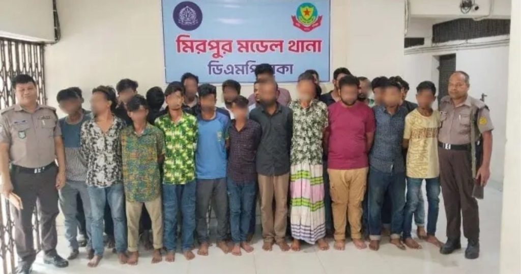 মিরপুরে বিশেষ অভিযানে ৩০ জন গ্রেপ্তার