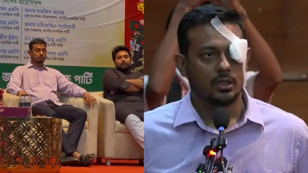 নাসীরুদ্দীন পাটওয়ারীর চোখে ব্যান্ডেজ, হামলার প্রতিবাদ