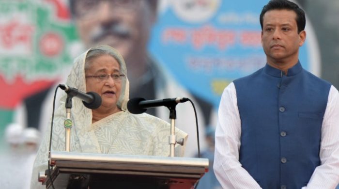শেখ হাসিনার সঙ্গে ভার্চুয়াল সংবাদ সম্মেলনে সজীব ওয়াজেদ জয়