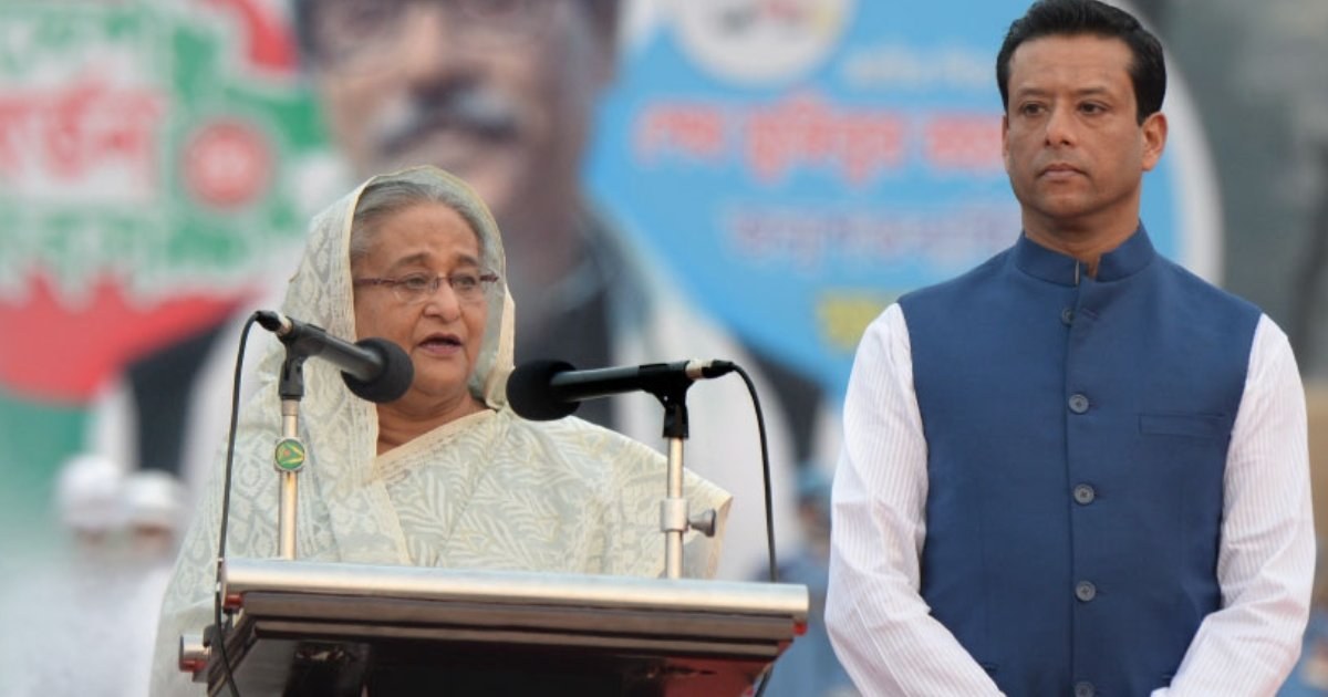 শেখ হাসিনার সঙ্গে ভার্চুয়াল সংবাদ সম্মেলনে সজীব ওয়াজেদ জয়