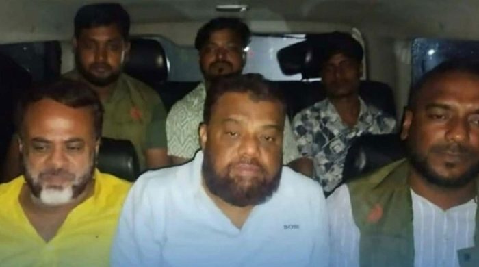 বগুড়া জেলা স্বেচ্ছাসেবক লীগের সভাপতি ভিপি সাহীন আটক