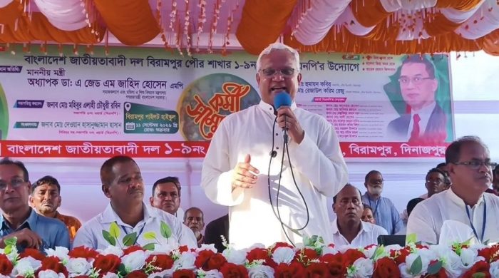 আওয়ামী লীগ দেশের অর্থনীতি ভঙ্গুর করে পালিয়েছে: সমাজকল্যাণমন্ত্রী