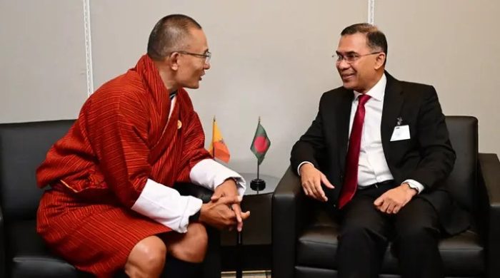 তারেক রহমানের সঙ্গে ভুটানের প্রধানমন্ত্রীর বৈঠক নিউইয়র্কে