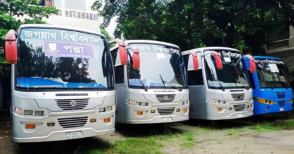 জগন্নাথ বিশ্ববিদ্যালয়ে বাসে সিট দখল ও র‍্যাগিং নিষিদ্ধ