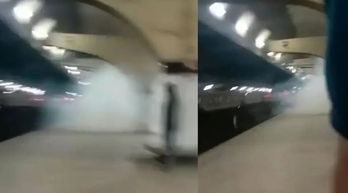 কমলাপুর রেল স্টেশনের প্ল্যাটফর্মে ককটেল বিস্ফোরণ, আহত নেই
