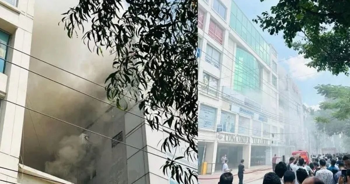 ধানমন্ডির এপেক্স ভবনে আগুন, নিয়ন্ত্রণে ফায়ার সার্ভিসের চারটি ইউনিট